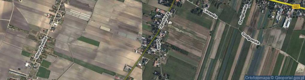 Zdjęcie satelitarne Ogrodnicza ul.